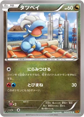 Bagon, Pokémon card XY6 045 — Emerald Break set