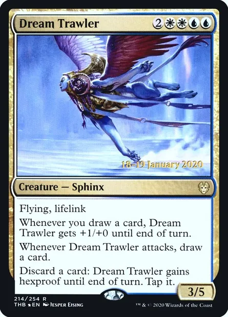 Dream Trawler, Magic card PTHB 214s — Theros Beyond Death Promos set