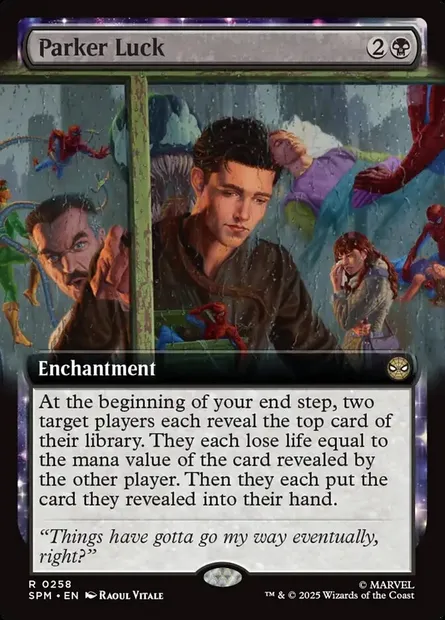 Parker Luck, Magic card SPM 258 — Marvel's Spider-Man set
