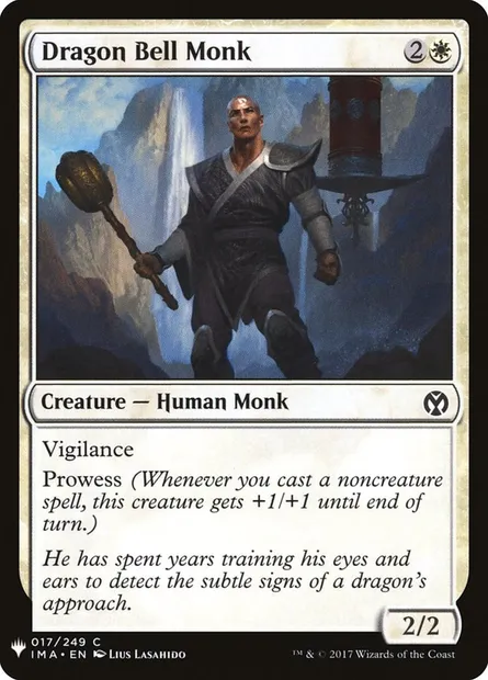 Dragon Bell Monk, Magic card PLST IMA-17 — The List set