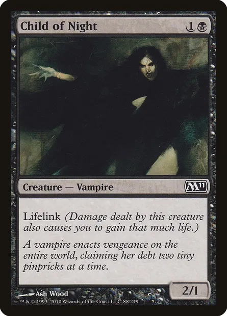 Child of Night, Magic card M11 88 — Magic 2011 set