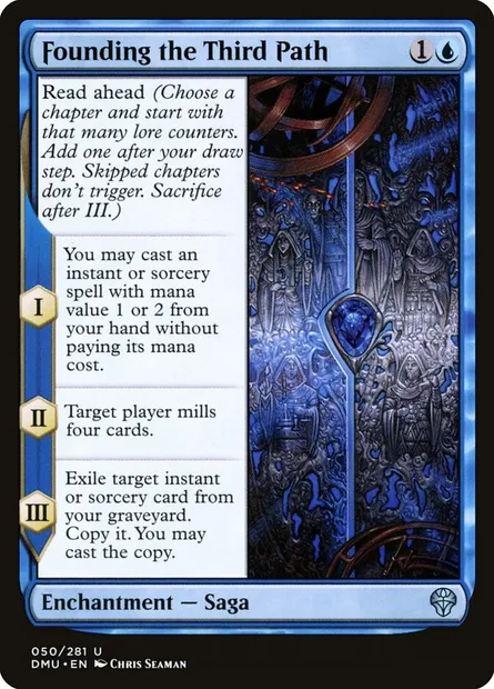 Founding the Third Path, Magic card DMU 50 — Dominaria United set