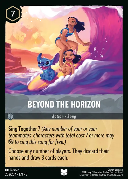 Beyond the Horizon, Disney Lorcana card CH8-202 — The Reign of Jafar set