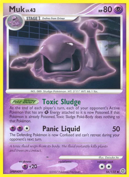 Muk, Pokémon card SW 56 — Secret Wonders set