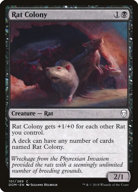 Rat Colony, Magic card DOM 101 — Dominaria set