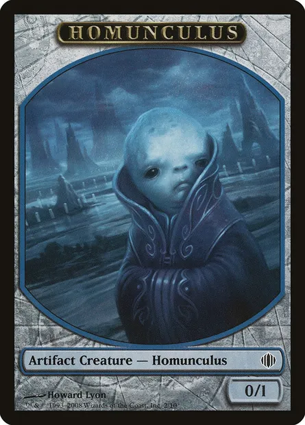 Homunculus, carte Magic TALA 2 — extension Shards of Alara Tokens