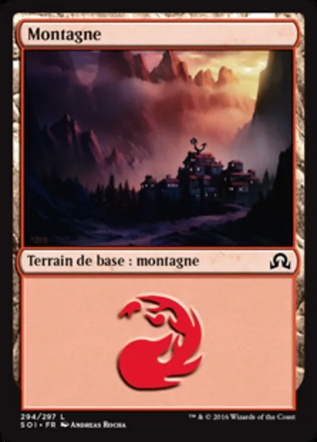 Montagne, carte Magic SOI 294 — extension Ténèbres sur Innistrad