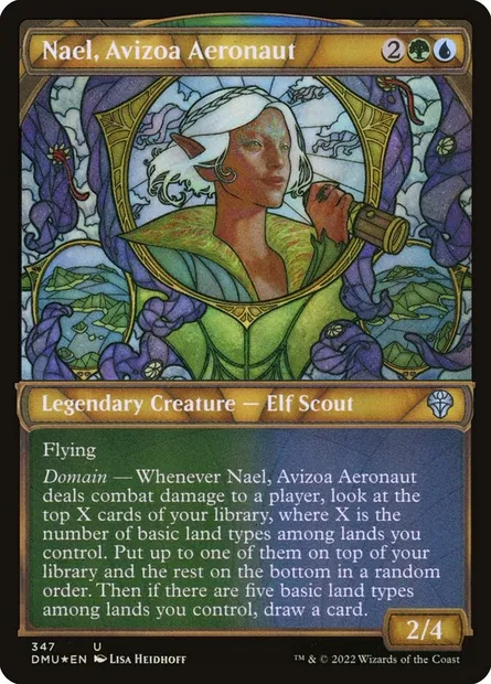 Nael, Avizoa Aeronaut, Magic card DMU 347 — Dominaria United set