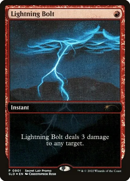 Lightning Bolt, Magic card SLD 901 — Secret Lair Drop set