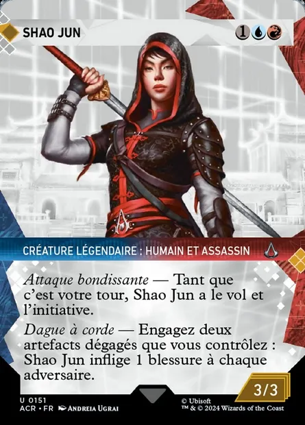 Shao Jun, carte Magic ACR 151 — extension Assassin's Creed