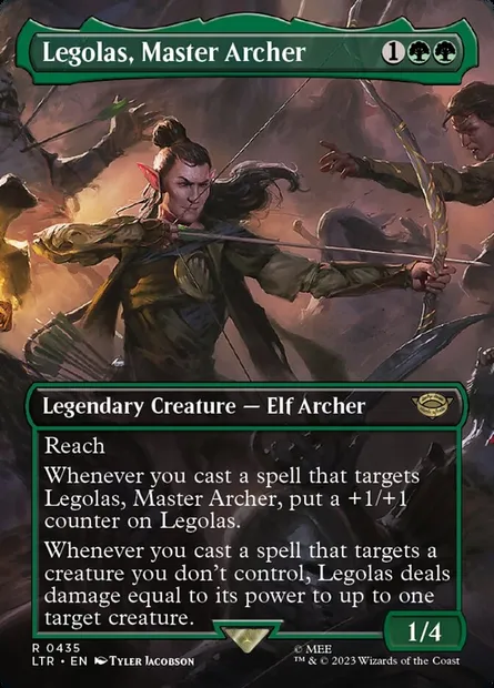 Legolas, Master Archer, Magic card LTR 435 — The Lord of the Rings: Tales of Middle-earth set