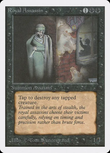 Royal Assassin, Magic card 2ED 124 — Unlimited Edition set