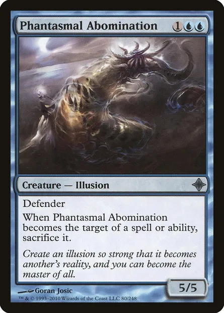 Phantasmal Abomination, Magic card ROE 80 — Rise of the Eldrazi set