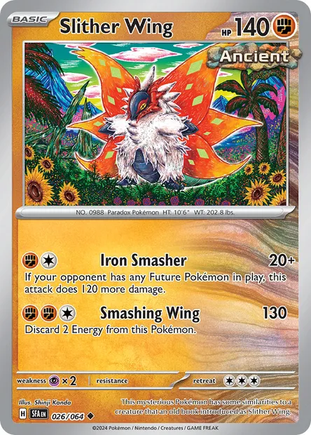 Slither Wing, Pokémon card SFA 026 — Shrouded Fable set
