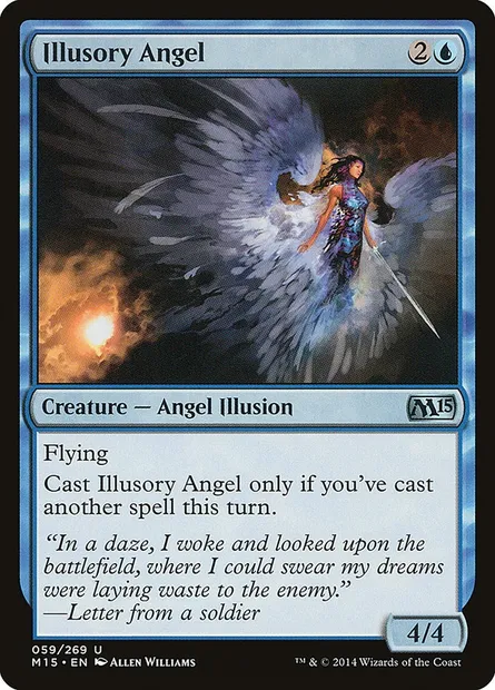Illusory Angel, Magic card M15 59 — Magic 2015 set