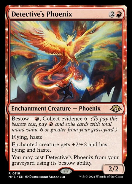 Detective's Phoenix, Magic card MH3 116 — Modern Horizons 3 set