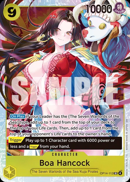 Boa Hancock, One Piece card OP14-112 — THE AZURE SEA’S SEVEN set