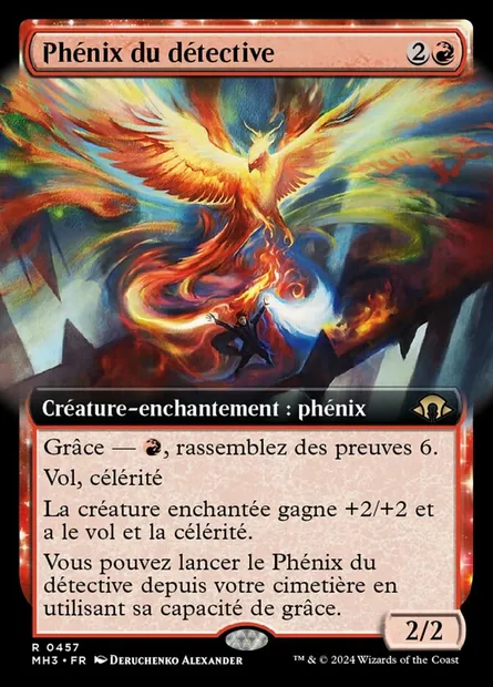 Phénix du détective, carte Magic MH3 457 — extension Modern Horizons 3