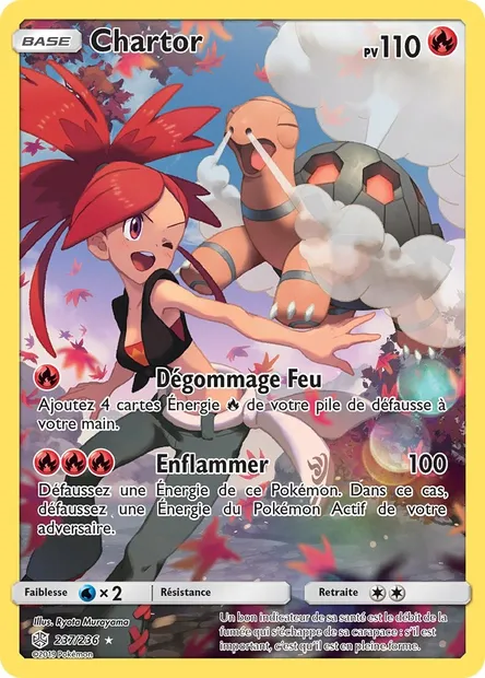 Chartor, carte Pokémon CEC 237 — extension Éclipse Cosmique
