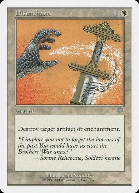 Désenchantement, carte Magic BRB 20 — extension Battle Royale Box Set