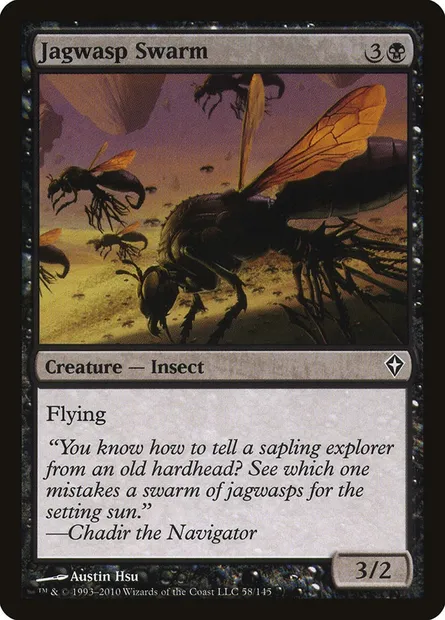 Jagwasp Swarm, Magic card WWK 58 — Worldwake set