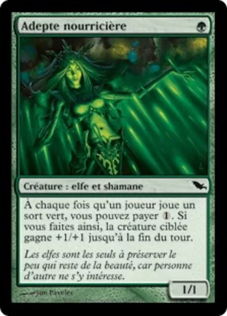 Adepte nourricière, carte Magic SHM 124 — extension Sombrelande