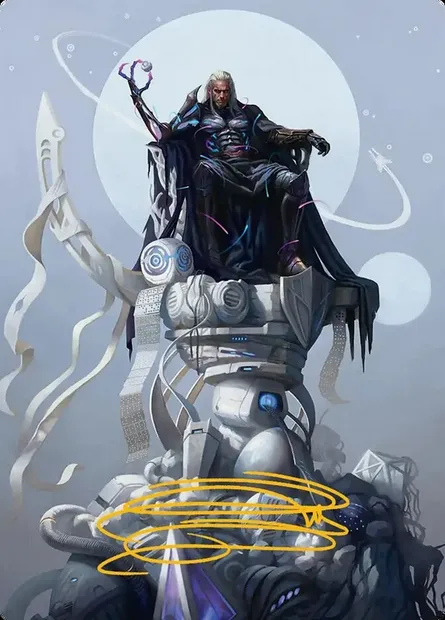 Tezzeret, Cruel Captain // Tezzeret, Cruel Captain, carte Magic AEOE 35 — extension Edge of Eternities Art Series