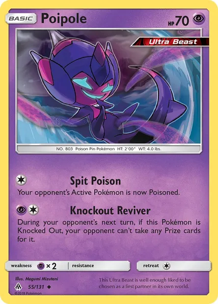 Poipole, Pokémon card FLI 55 — Forbidden Light set