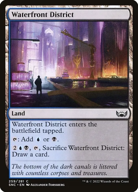 Waterfront District, Magic card SNC 259 — Streets of New Capenna set