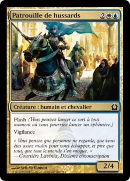 Patrouille de hussards, carte Magic RTR 169 — extension Retour à Ravnica