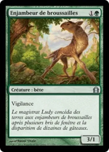 Enjambeur de broussailles, carte Magic RTR 117 — extension Retour à Ravnica