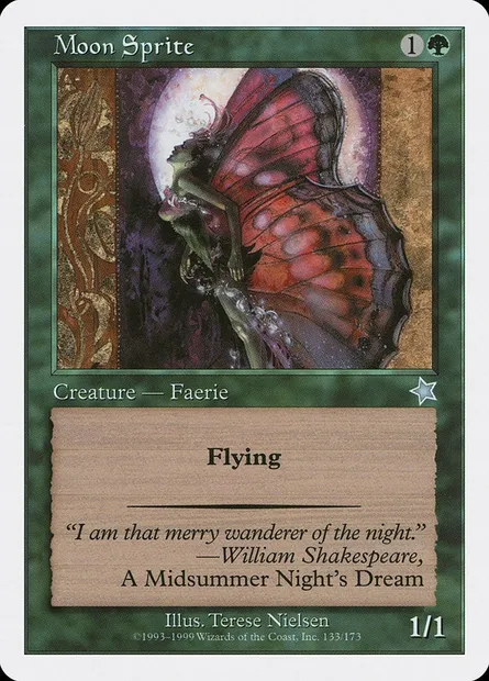 Moon Sprite, Magic card S99 133 — Starter 1999 set