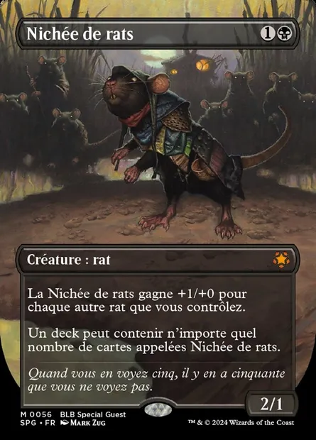 Nichée de rats, carte Magic SPG 56 — extension Special Guests