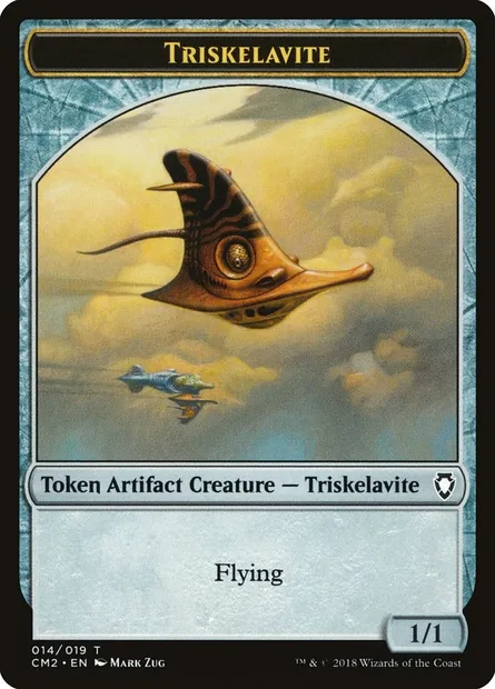 Triskelavite, carte Magic TCM2 14 — extension Commander Anthology Volume II Tokens