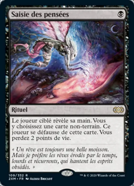 Saisie des pensées, carte Magic 2XM 109 — extension Double Masters