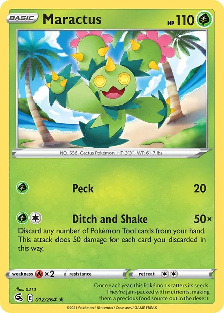 Maractus, Pokémon card FST 12 — Fusion Strike set