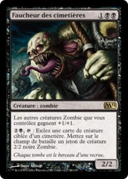 Faucheur des cimetières, carte Magic M12 86 — extension Magic 2012