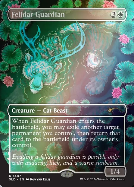Felidar Guardian, Magic card SLD 1487★ — Secret Lair Drop set