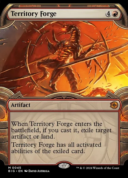 Territory Forge, Magic card BIG 45 — The Big Score set