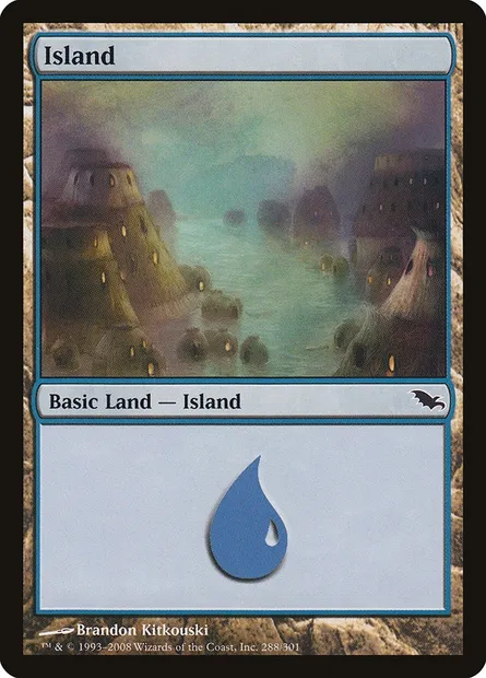 Island, Magic card SHM 288 — Shadowmoor set