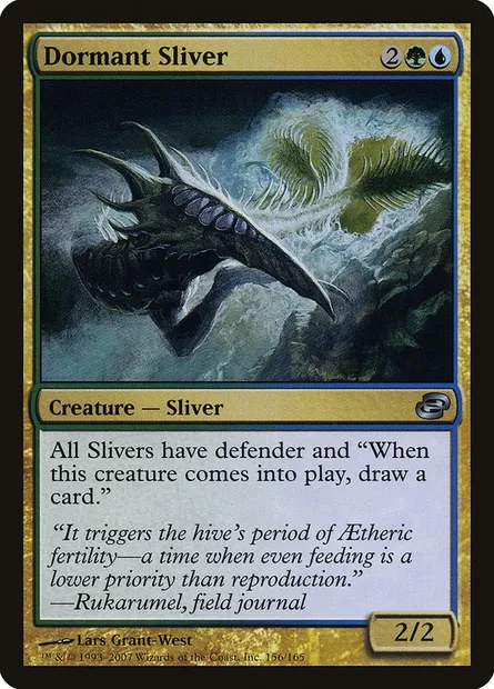 Dormant Sliver, Magic card PLC 156 — Planar Chaos set