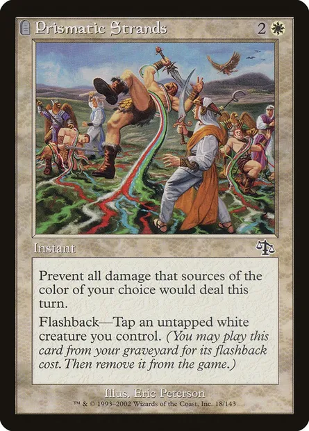 Prismatic Strands, Magic card JUD 18 — Judgment set