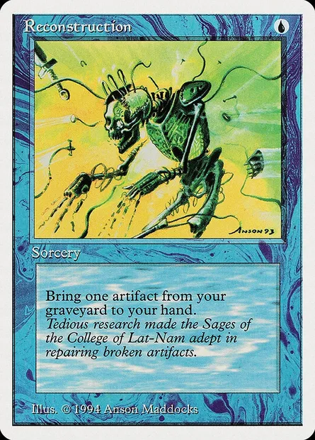 Reconstruction, Magic card SUM 77 — Summer Magic / Edgar set
