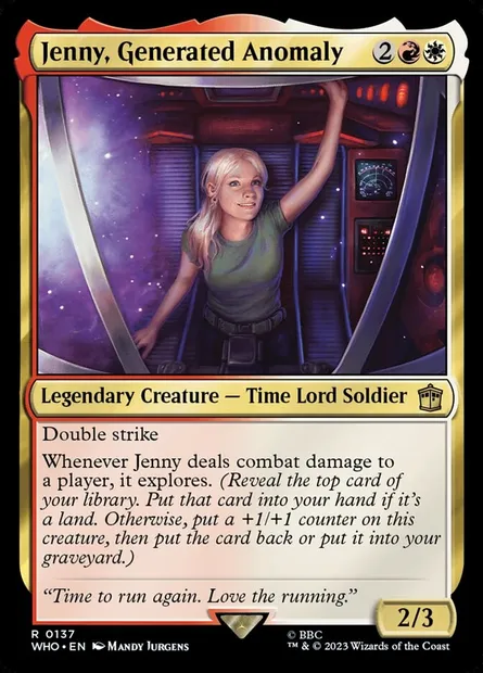 Jenny, Generated Anomaly, Magic card WHO 137 — Doctor Who set