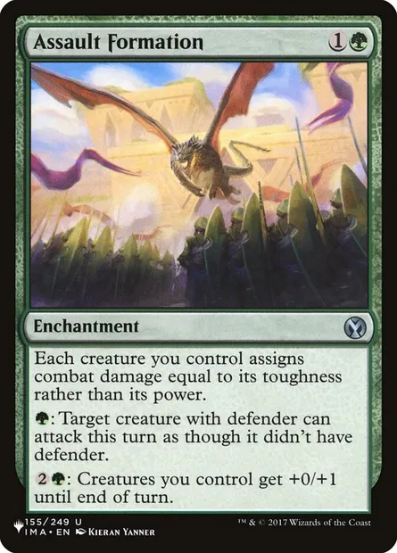 Assault Formation, Magic card PLST IMA-155 — The List set