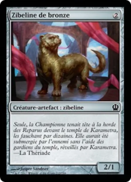 Zibeline de bronze, carte Magic THS 212 — extension Theros