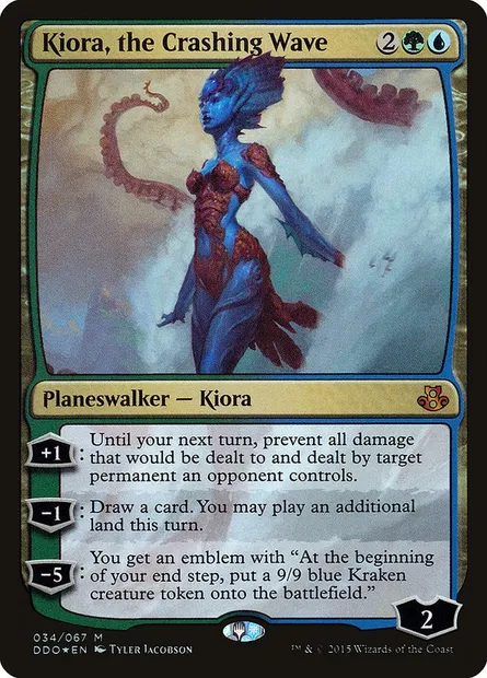 Kiora, the Crashing Wave, Magic card DDO 34 — Duel Decks: Elspeth vs. Kiora set