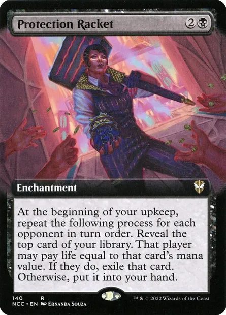Protection Racket, Magic card NCC 140 — New Capenna Commander set