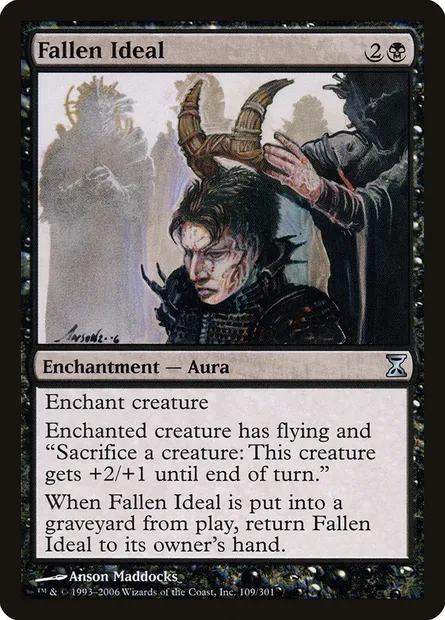 Fallen Ideal, Magic card TSP 109 — Time Spiral set