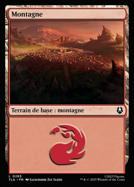 Montagne, carte Magic TLA 285 — extension Avatar: The Last Airbender